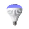 Lâmpada de música bluetooth orador de controle remoto led led rgb w bulb smart lampara luzes