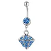 Navel Bell Button Rings Diamonds Style Puncture Jewelry Belly Ring Colorf 24D3 Drop Delivery Body Dh2Rf