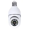 WiFi 360 Panoramic Bulb Camera 1080P Surveillance Camera Wireless Home Security Cameras Night Vision Two Way Audio Smart Motion Detection Support 5G