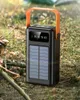 Новые зарядные устройства Super емкость 150000 MAH Solar Solar Solar Mobile Power Pintement поставляется с кабельным кабелем первой помощи банк зарядки солнечной энергии