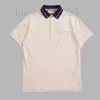 Polos homme designer Paris polo t-shirt homme décontracté lâche type g manches courtes col broderie rotin XPOW