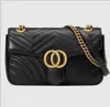 Top Qualitys Double G Moda Bolsas de ombro Mulheres Cadeia Bolsas de Crossbody Bolsas de Couro Lady Bolsa Bolsa Carteira Bolsa feminina Mensageiro MUITAS CORES CHOOES #8818