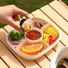 Dinware sets 1 set duurzame container high capaciteit pakket rijst verzegeld herbruikbare picknick wandel bento doos met vork