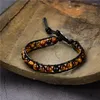Bracelets de charme Charms boho pulseira de pedra natural Tigre Olhos Ametistas Agates Turquoises Colo