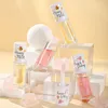 Lip Gloss 2023 Kawaii Honey Peach Oil Long Lasting Non-sticky Repair Moisturizing Hydrating Tint Plumper Care Serum