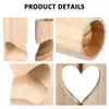 حاملي الشموع A50i Wooden Heart Tealight حامل عيد الحب