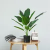 Decorative Flowers Plastic Banana Leaves Imitation Plant Fake Trees Indoor Outdoor Potted Plants Wedding Halls Shopping Malls Home