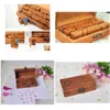 Stamps Fast Wholesale Creative Lowercase Uppercase Alphabet Wood Rubber Set With Wooden Box 50Sets/Lot Drop Delivery Office School B Dh6Jc