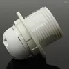 Lamphållare 1st högkvalitativ skruv E27 M10 glödlampa hållare hänge socket lampskärm krage belysningstillbehör 2 färger