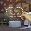 Nachtlichter, Notiztafel, LED-Licht, Acryl, kreative Nachricht, Urlaub, USB, Geschenk für Kinder, Gril, Heimdekoration, Lampe