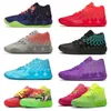 2023 OG Lamelo Ball 1 Mb.01 Basketball Shoes Sneaker Rick and Morty Purple Cat Galaxy Mens Beige Black Blast Buzz City City City Not from