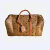 Mężczyźni Luksusowe kobiety torby podróżne PU skórzane marka projektantów bagażowych torebki bagażowe duża pojemność sportowa torba