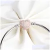 Bracciale da donna di lusso in oro rosa 18 carati a forma di cuore con chiusura a forma di cuore, scatola originale per braccialetti con ciondoli Pandora Sier 925 Weddin Dhmci