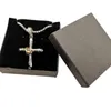 Pendant Necklaces 2 Tone Cool Skull Cross Necklace Stainless Steeel Gothetic Circle & Fashion Men Jewelry