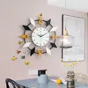 Horloges murales Style nordique mode horloge salon créatif moderne décoration de la maison Design Quartz numérique