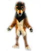 Medium l￤ngd p￤ls husky hund r￤v maskot kostym promenad halloween jul stor evenemang kostym party roll play