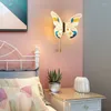 Lampa ścienna motylki lei LED 8W Nordic Personality Creative Children's Room oświetlenie sypialnia Światło