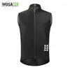 Vêtements de moto WOSAWE respirant maille cyclisme gilet ultraléger sans manches Jersey Cycle Gilet gilet mince réfléchissant sécurité