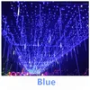 Cordes 30/50cm 8 Tubes Meteor Shower Rain LED Guirlandes lumineuses Décorations d'arbre de Noël pour la rue extérieure Jardin Guirlande Décor Navidad