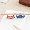 Ny japansk kreativ söt krabba penna hållare viktlyftning krabbor penna konsol förvaringsställ present stationery