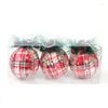 Decorações de Natal 3pc/lotes ornamentos de bola árvore clássica de lâmpadas de natal vermelho e branco para pendurar pendurar