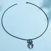 Hänge halsband film spindel kedja halsband för kvinnor män hip hop punk mode smycken gåva svart färg choker