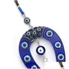 Nyckelringar Lanyards Fashion Wall Horseshoe Charm Car Keychain Pendant Jewelry Evil Eye 1251 Q2 Drop Delivery Accessories DHWVE