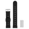 20mm 22mm Bande De Montre En Caoutchouc Étanche Plongeur Remplacement Bracelet Noir Bleu Silicone Bracelet Bracelet Printemps Bars Pin Buckle244I