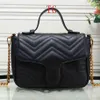 Bolsas de cadeia de moda New Women Hearts Bolsas Designer de marca Ladies Leather Marmont Luxury Tote Bag G0817 Online261b