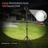 Utomhus bärbara LED -solbelysning Camping Lantern Adjsutable Tripod Stand Emergency Light Outdoor Work BBQ USB kraftfull belysning206i