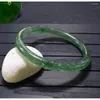 Bangle Green Strawberry Quartz Crystal Women Healing Sieraden Echte natuurlijke Gem Stone Crystals armbanden armbanden