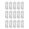 Sacs sacs de rangement 50 pièces flacons en plastique dissimulables et réutilisables boisson étanche sans BPA pour voyage Sports de plein air 300Ml