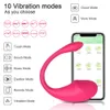 Schoonheidsartikelen 2022 Bluetooths vrouwelijke dildo vibrator voor vrouwen draadloze app afstandsbediening sexy speelgoed draagbaar vibrerende liefde eierparen