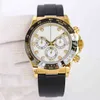 Masculino de luxo assistir Data automática de cerâmica de ouro 40mm Dial de 40 mm Automático 2813 Movimento 904L Aço inoxidável calendário Sapphire espelho clássico luminoso à prova d'água relógio de pulso