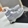 Tasarımcı Sneakers Erkek Ayakkabı Vintage Süet Sneaker Moda Kadın Ayakkabı Altın Gümüş Platformu Eğitmenler Dana Derisi Koşucu Eğitmen