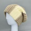 Koreanische Winddicht Hut Winter Warme Dicke Wolle Stricken Hüte Für Frauen Zwei Farbe Ski Cap Schädel Wolle Caps Beanies