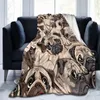 毛布のかわいいパグ犬毛布動物の寝具フランネルスローソフト居心地の良いぬいぐるみソファベッドソファー旅行キャンプギフト