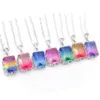 Pendentif Colliers Mixte Pastèque Tourmaline Pendentifs Sier 925 Collier Femmes Élégant Élégant Bijoux Drop Livraison Dh1Wa