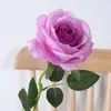 Kwiaty dekoracyjne sztuczna róża zmiażdżona lodowa niebieska 6 sztuk na domowe wesele walentynki i dekoracja po