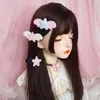 Articles de fête Kawaii Lolita fille Angle ailes étoile pince à cheveux accessoires épingle à cheveux femmes chapeaux D1185