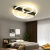 Ljuskronor moderna ledande ljuskronor lampor för vardagsrum sovrum kitchern hem nordisk cirkel belysningslampa