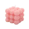 تسمية خاصة شموع معطرة مجموعة Magic Cube Soy Wax Bubble على شكل عطرية شمعة العطور هدية عيد الحب