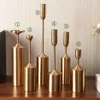 Candlers Metal Moule de chandelier support européen Mariage de luxe en or Egyptien Dekoracje Slubne Decor Home yd50zt
