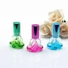 Bouteille de parfum vide en verre coloré en forme de Rose, petit échantillon de parfum Portable rechargeable, pulvérisateur de parfum, meilleure qualité, 1 pièce de 6ml