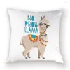 Caso de arpaca de alpaca de travesseiro Capas de presentes de animais capa de desenho animado de animais decorativo adorável sofá, travesseiros de decoração