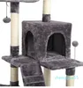 Móveis de gato ScratchersMulti-Level Tree para S com poleiros aconchegante Produto de escalada estável Brinquedos de arranhões bege 220909