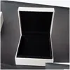 Ювелирные коробки Оригинальный белый с логотипом бренда для браслета Pandora Charms и ожерелья высококачественная розничная подарочная коробка с доставкой Pac Dhnsa.