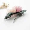 Rhinestone Chiffon Flower Hair Clips New Fashion Artificial Flower Wedding Party Barrettes Elegant Woman Hair Accessories