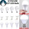 5/7/9/12W Smart Light Bulb Led E27 Rechargeable Emergency Camping Lamp Hanging Energy Saving Touch To