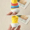 First Walkers 2022 Summer Casual Born Baby Shoes Striped Toddler Babi Socks Zapatos De Verano Calcetines